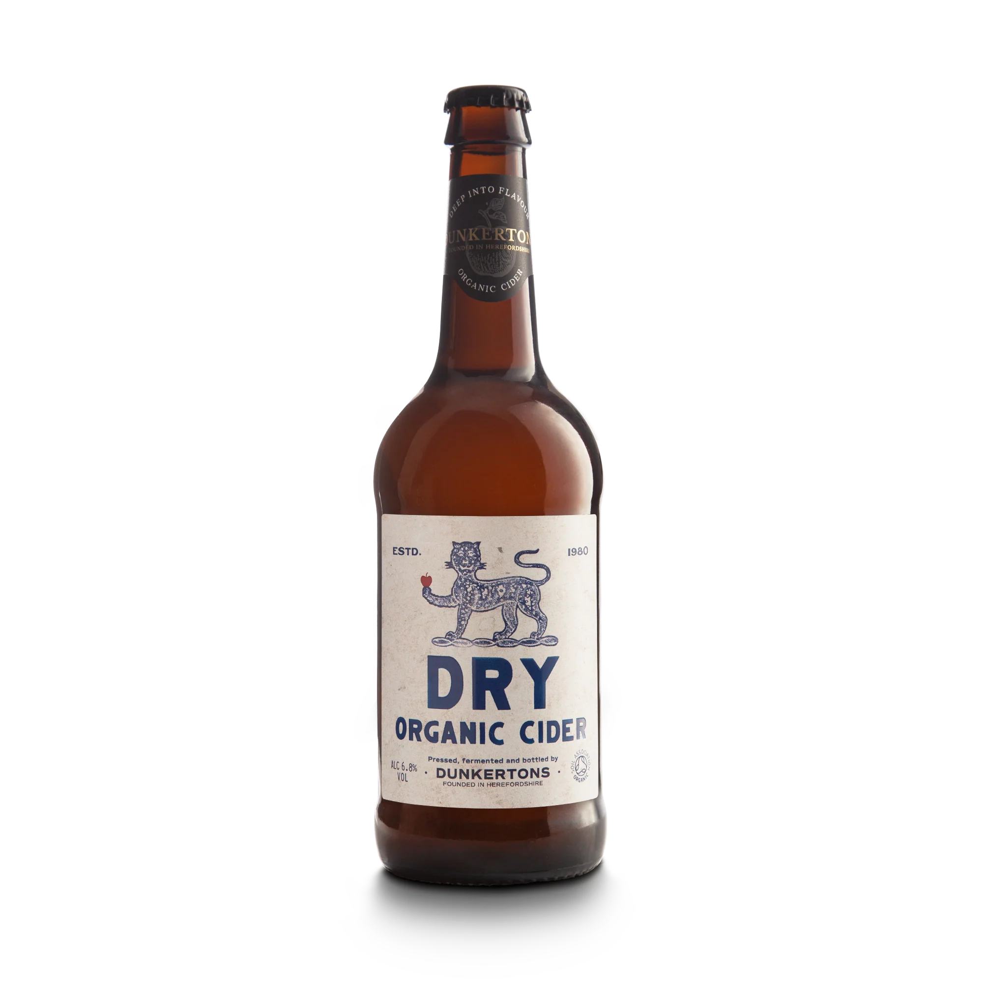 Dry Organic Cider - 500ml Bottle