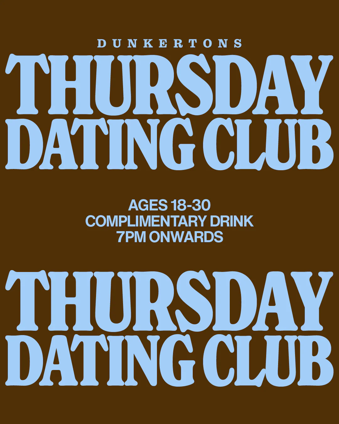 Thursday Dating Club - Under 30s Dating Night - Thursday 30th July